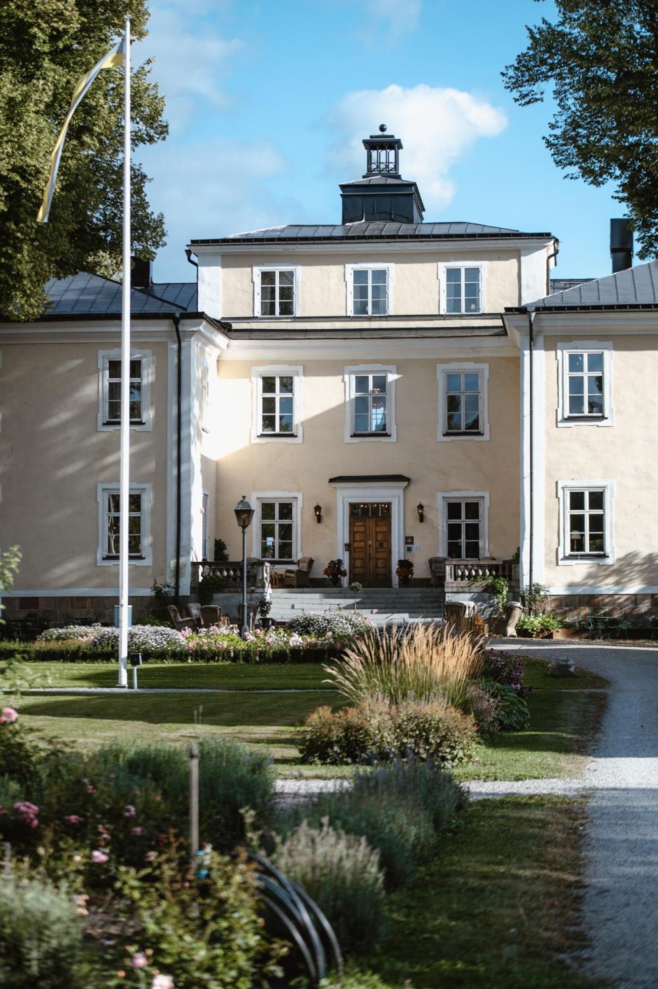 Hotel Haga Slott Enköping Exterior foto